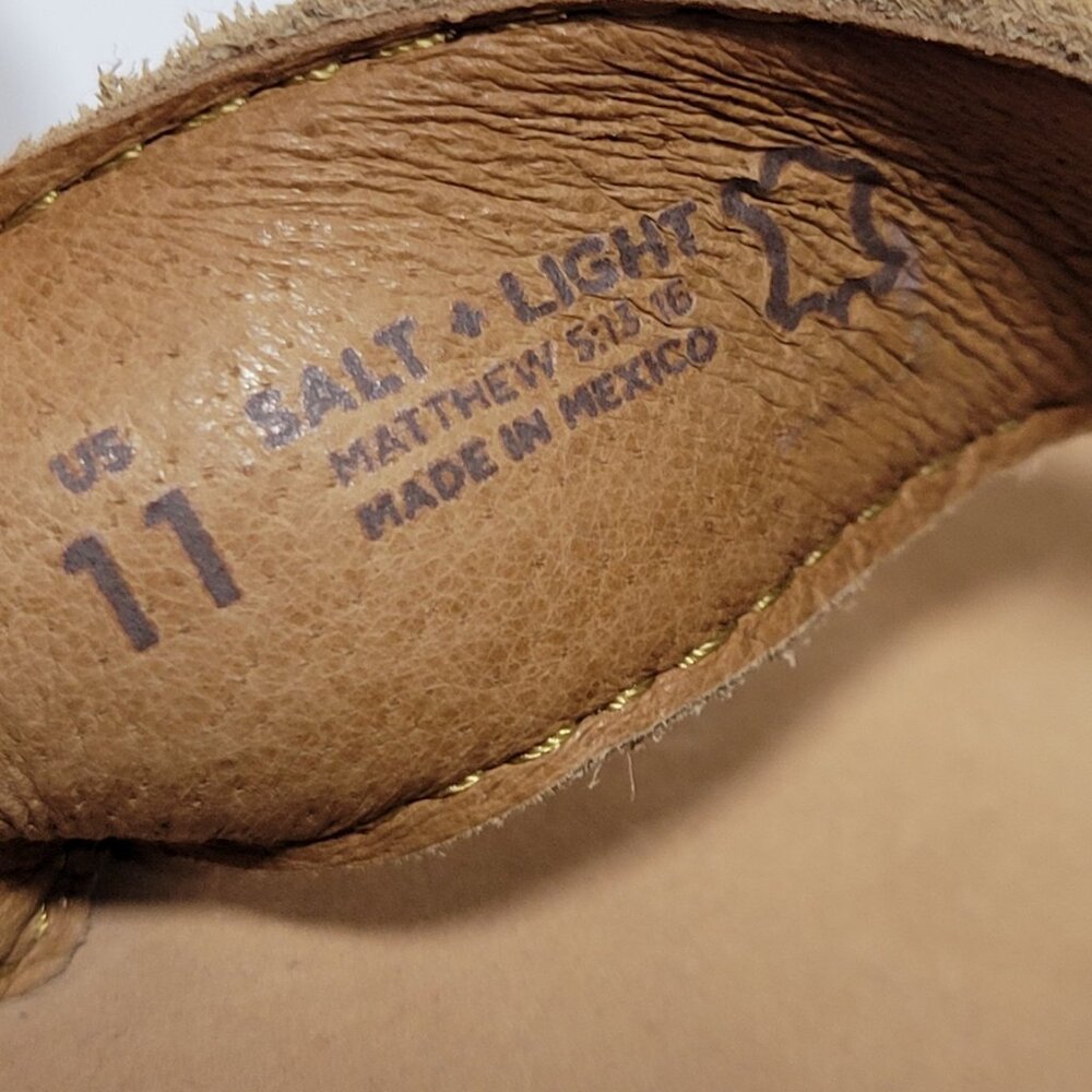 Cobian Lazo Flip Flop Sandals Men Size 11 CAMPO DEL SOL Tan Leather Arch Support - Picture 4 of 16